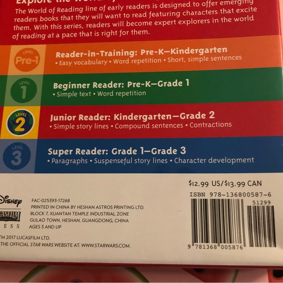 World of reading Star Wars Level 2 Readers. - Picture 3 of 5